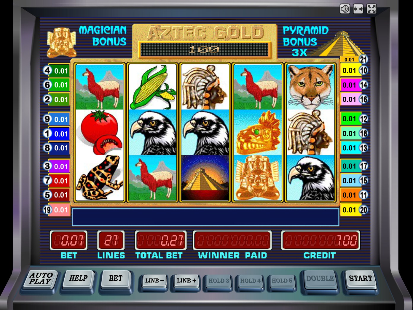 игровой автомат золото ацтеков пирамиды aztec gold